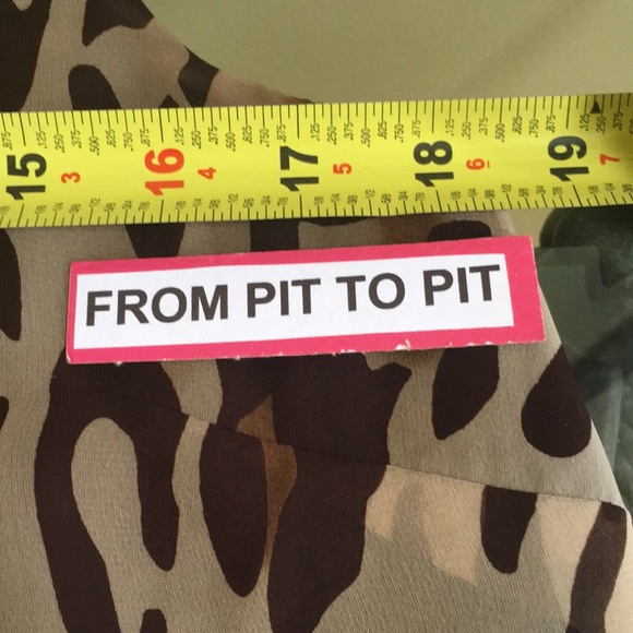 Willie Smith women’s M Leopard Halter ruffled - Picture 6 of 8